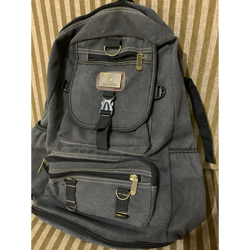 tas ransel kanvas besar/ jumbo