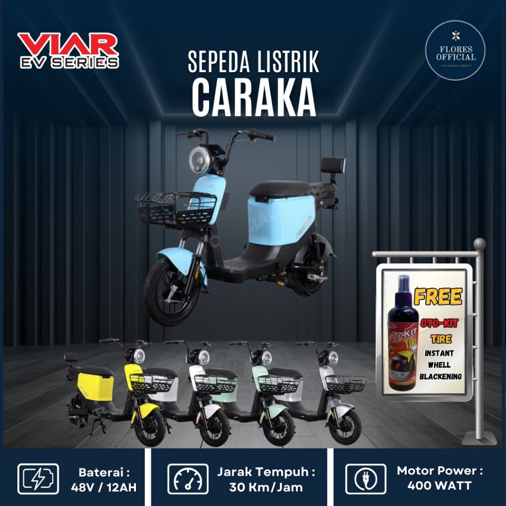 SEPEDA LISTRIK VIAR CARAKA SEPEDA LISTRIK