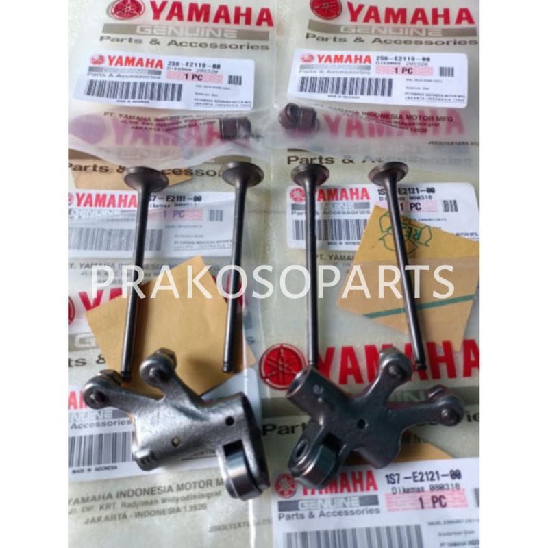 Pelatuk Klep In Ex + Klep set In Ex Seal klep Jupiter Mx Lama Mx new 135 Mx king Vixion lama