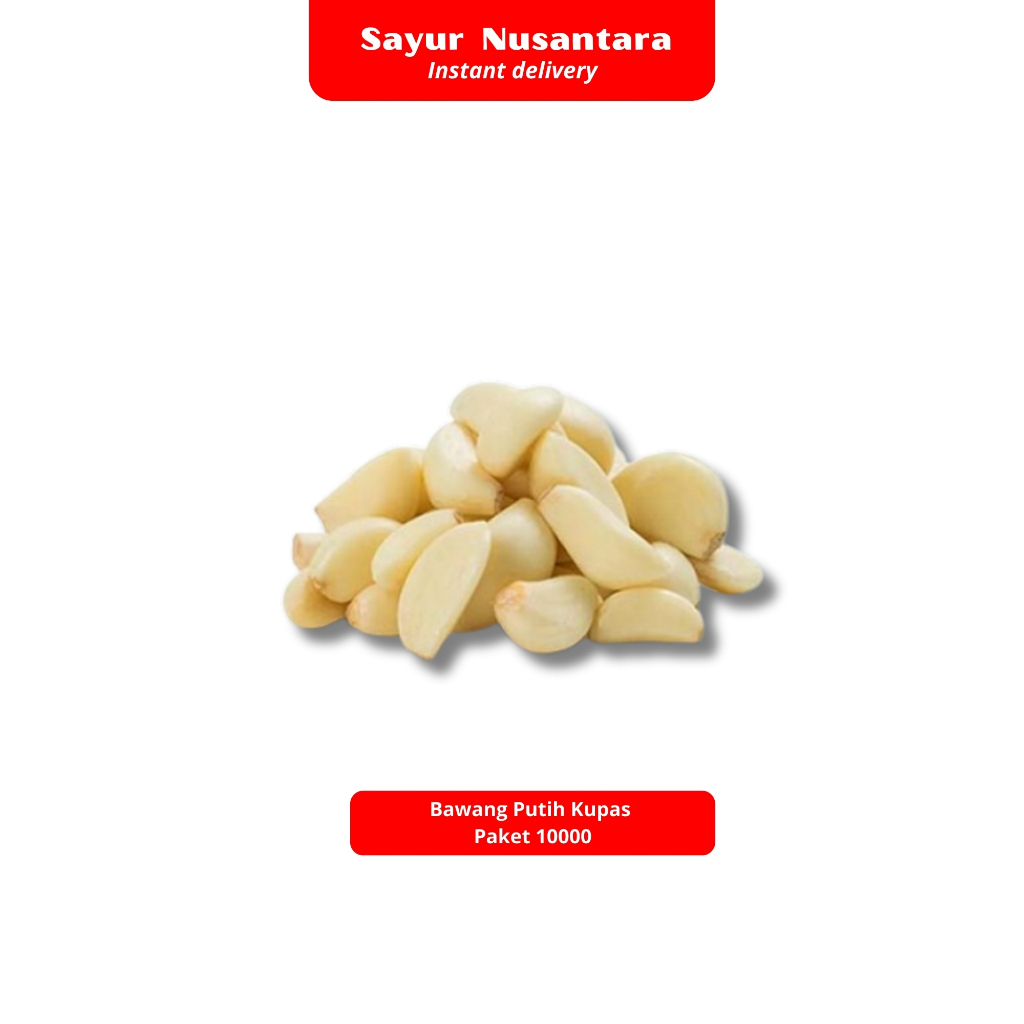 

Bawang Putih Kupas Paket 10000 - Sayur Nusantara