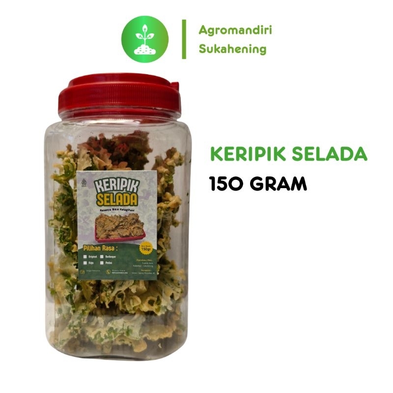 

Keripik Selada Renyah Gurih Snack Sehat Agromandiri Sukahening