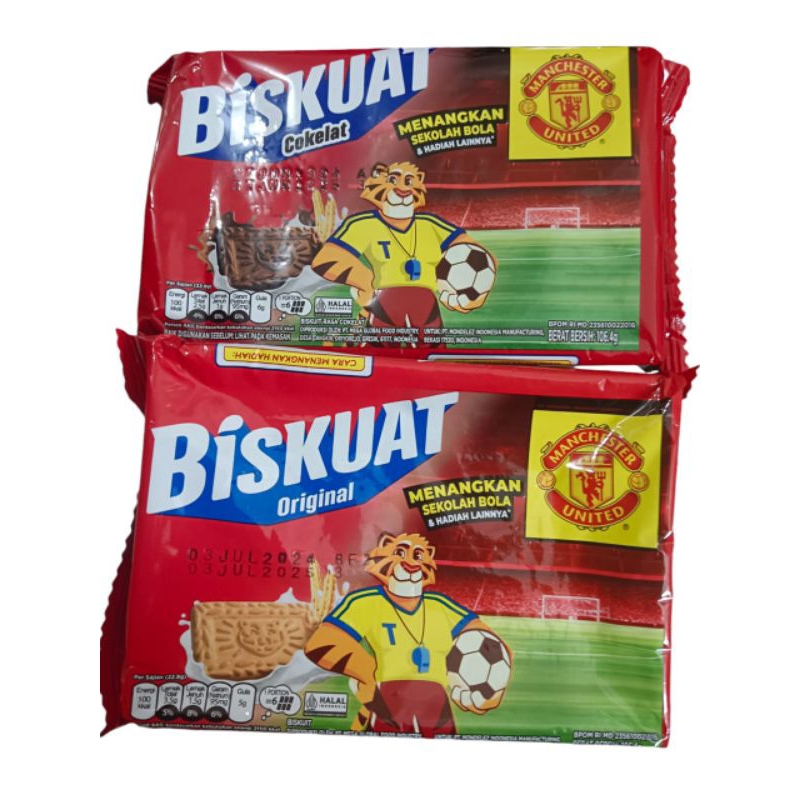 

Biskuat varian rasa coklat dan original 106.4g