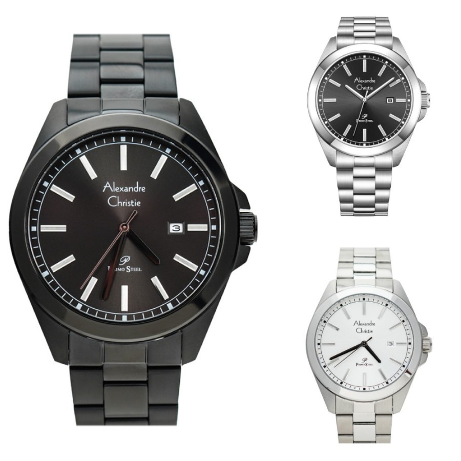 Jam Tangan Alexandre Christie AC1015 Primo Stainless Steel