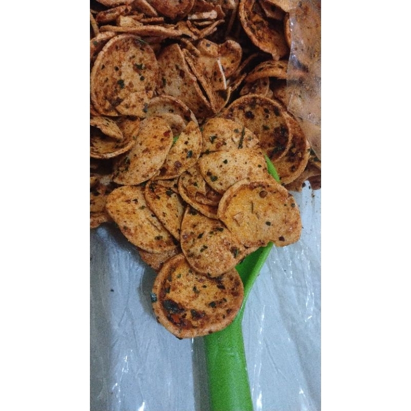

Basreng Koin Pedas Daun Jeruk