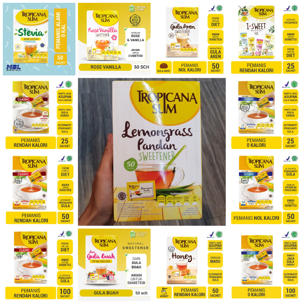 

Tropicana Slim Pemanis Minuman