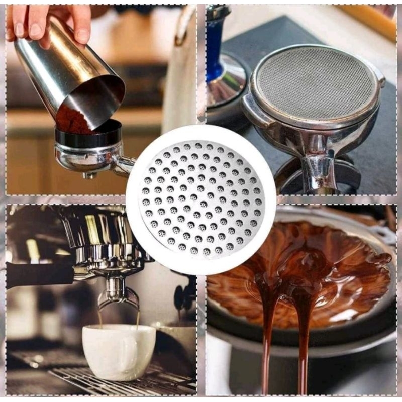 puck screen 51mm 53mn 58mm mesin kopi filter basket espresso porta filter coffee machine lamarzocco 
