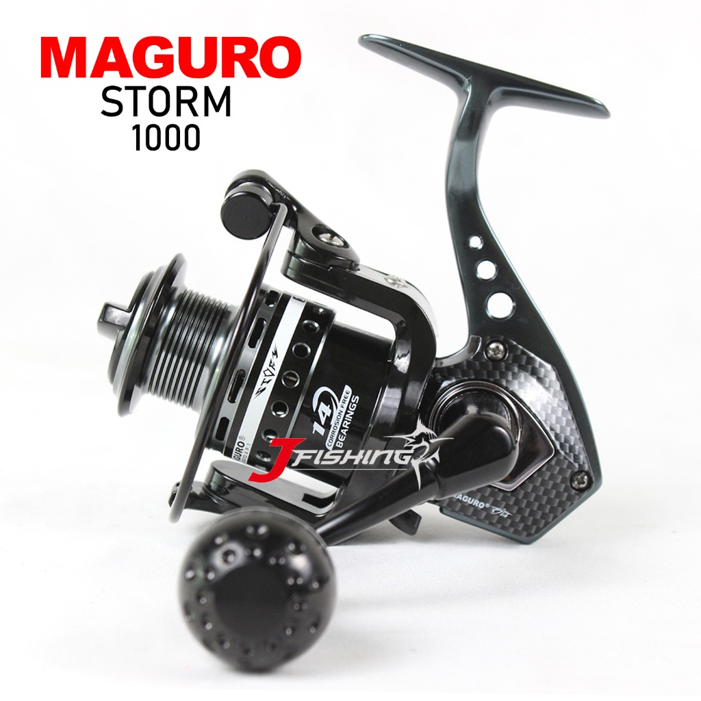 Reel MAGURO STORM | Power Handle | Kolam Sungai Danau Muara Laut | 1000 2000 3000 4000 5000 6000 800