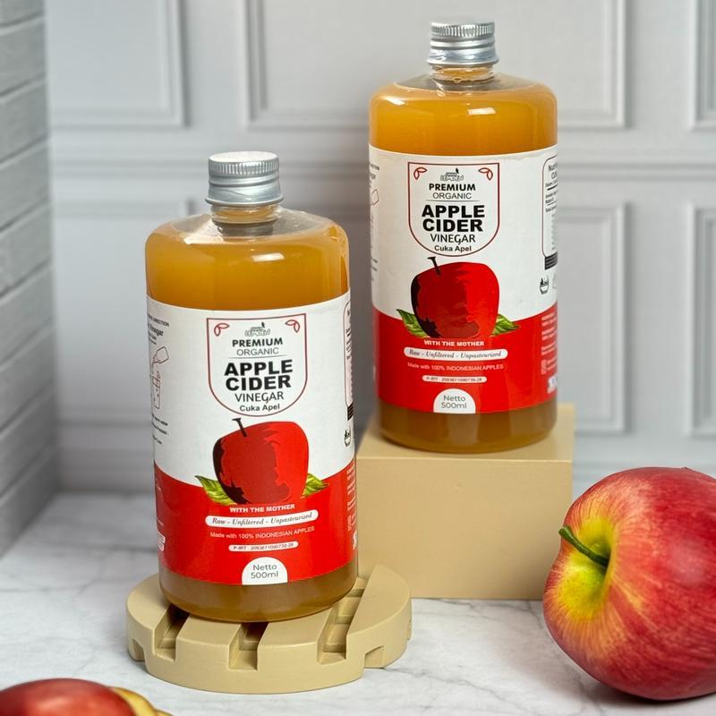 

Paket Hemat Cuka Apel Organik Original 1 LITER Apple Cider Vinegar Premium With The Mother