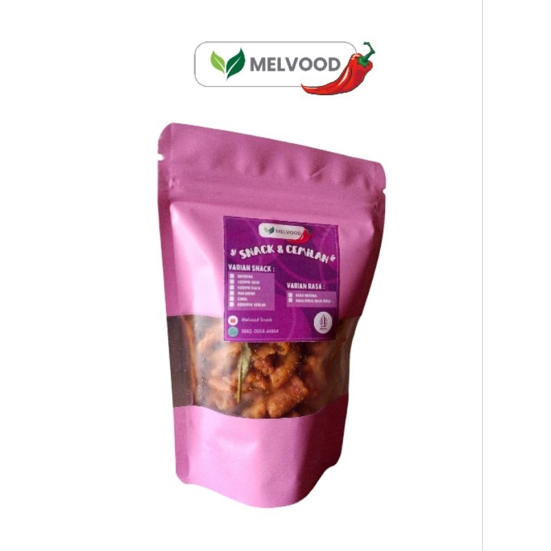 

Melvood - Keripik usus pedas daun jeruk 50gr