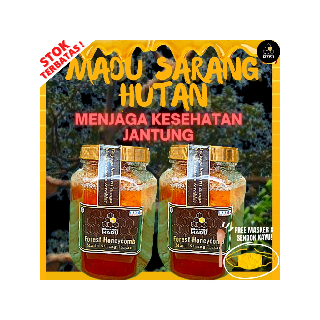 

SARANG MADU HUTAN LIAR ORIGINAL 100% ALAMI JAGA KESEHATAN JANTUNG 1KG