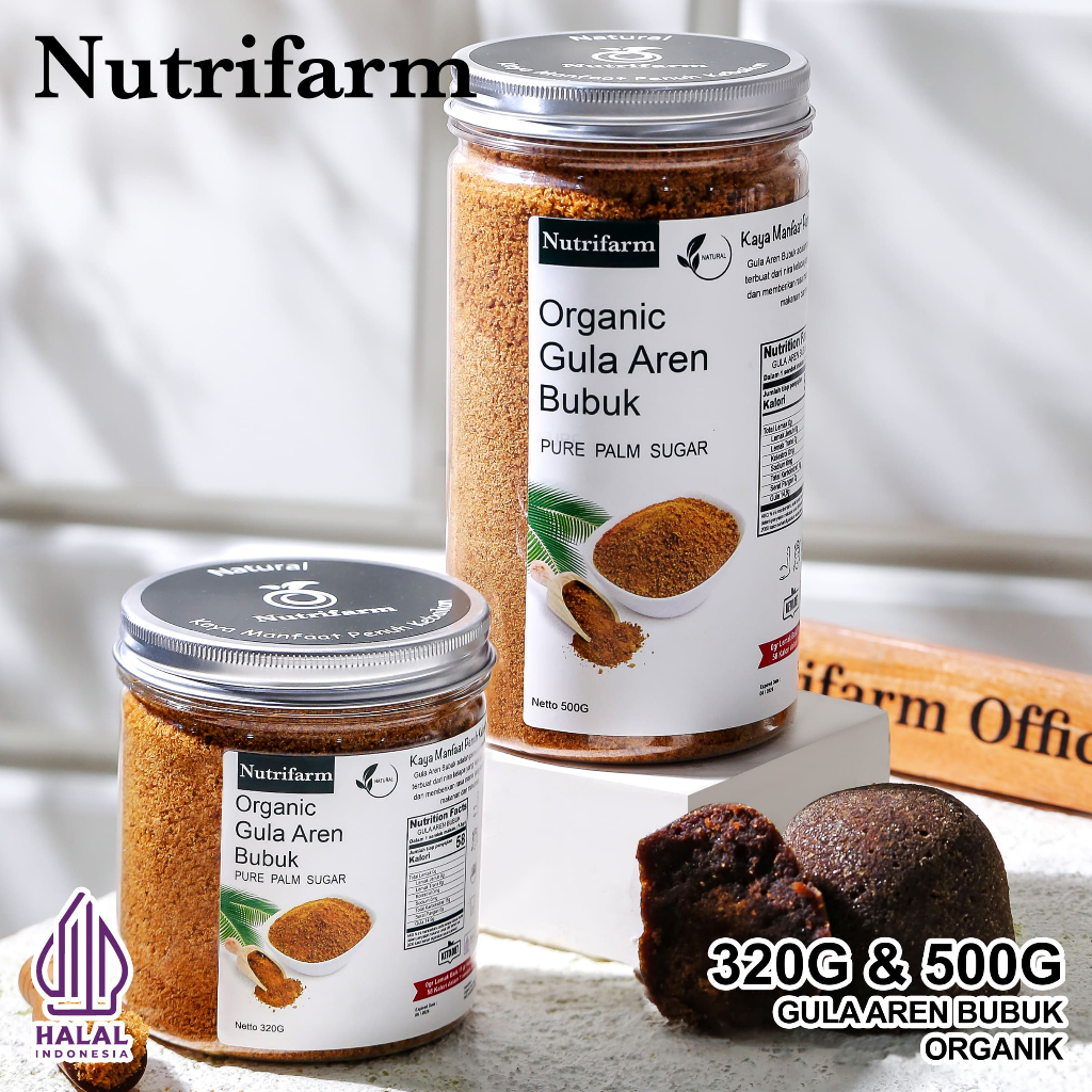 

GULA AREN 320 GRAM 500 GRAM BUBUK ASLI 100% ORGANIK MURNI/ GULA AREN BUBUK ORIGINAL ASLI 100% 1 KG ORGANIK/ GULA AREN STEVIA