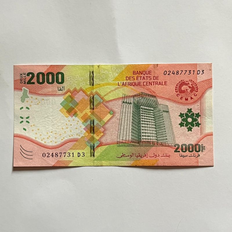 Uang Afrika Tengah 2000 Francs Seri Terbaru Tahun 2020