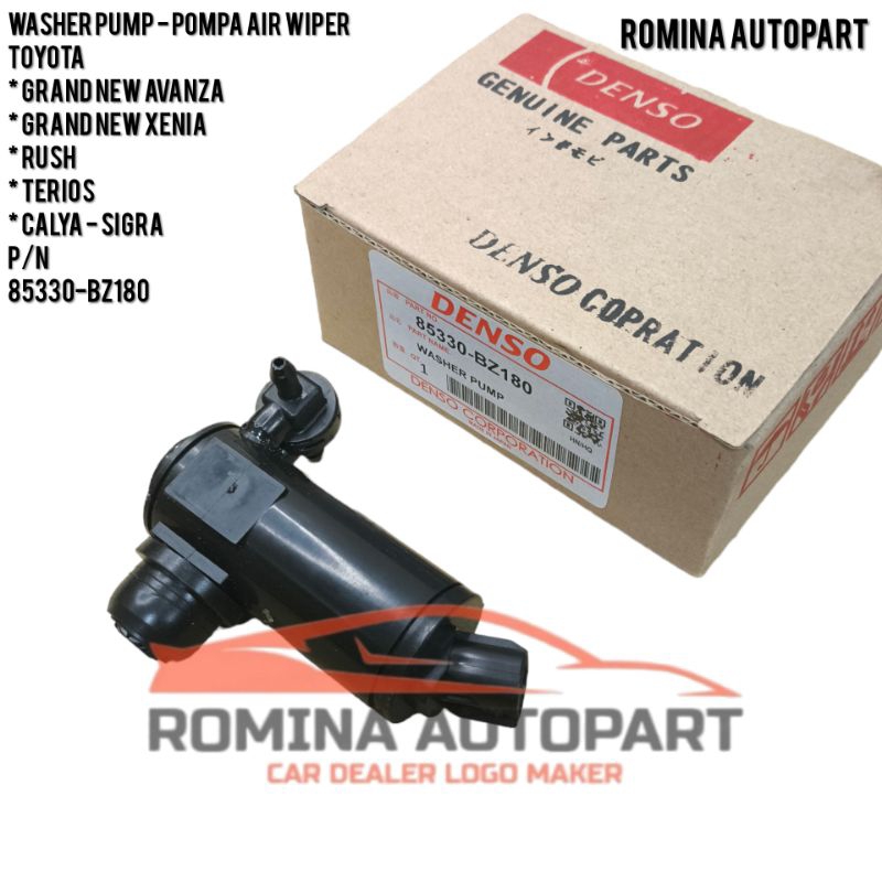 ORI  WASHER PUMP POMPA AIR WIPER DENSO TOYOTA GRAND NEW AVANZA XENIA RUSH TERIOS CALYA SIGRA