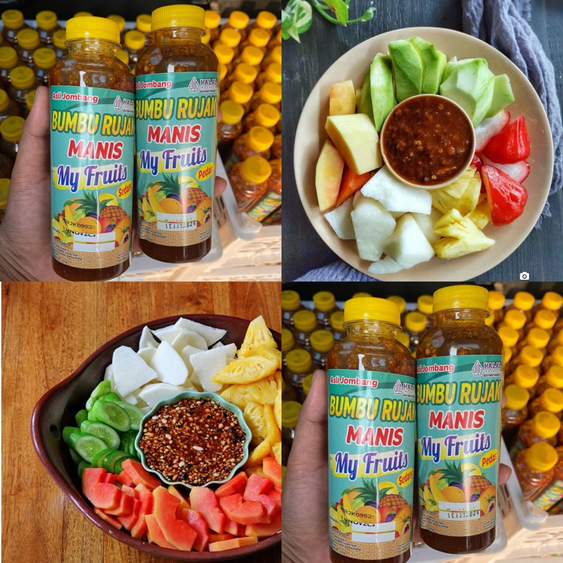 

bumbu rujak Myfruits (varian sedang dan pedas)