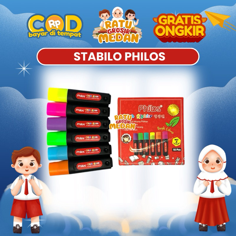 

Stabilo Philos 10 pcs / kotak