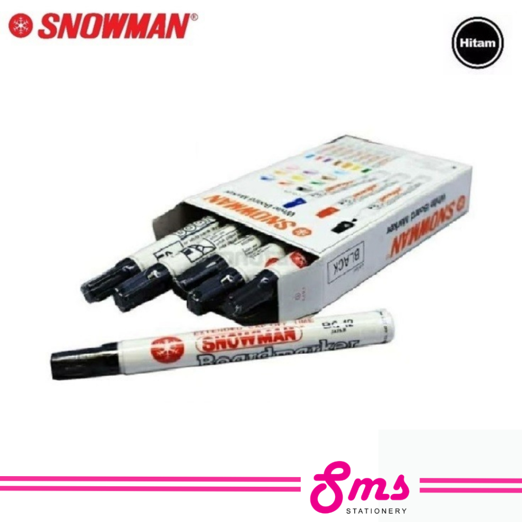 

Snowman Spidol White Board Marker Non Permanen BG12