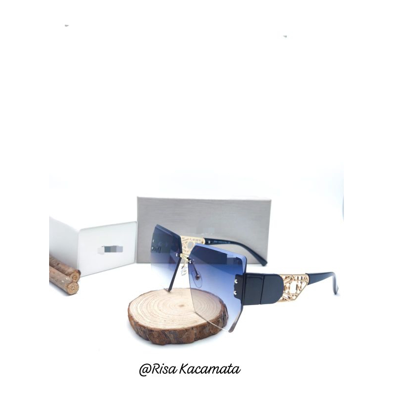 [COD] Kacamata Hitam Wanita Dior 23188 Fashion Terbaru Lensa UV Proctection & Free Cleaners