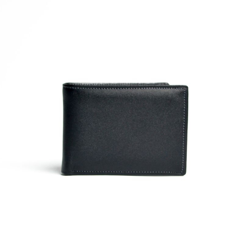 NEW Dompet Lipat Mini Pria Pendek DR_Leather Model Simple Slim Asli Kulit Sapi - Ukuran Mini -
