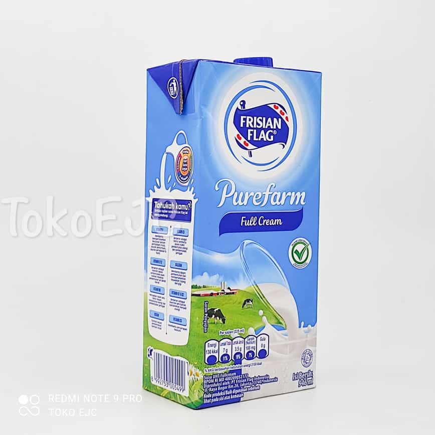 

Frisian Flag Purefarm Susu UHT Milk FullCream 946ml