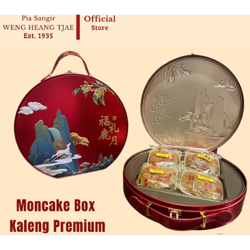 Mooncake Premium / Hampers Mewah/ Mooncake Box Kaleng Premium/ Mooncake Sangir Makassar / Wengheangt