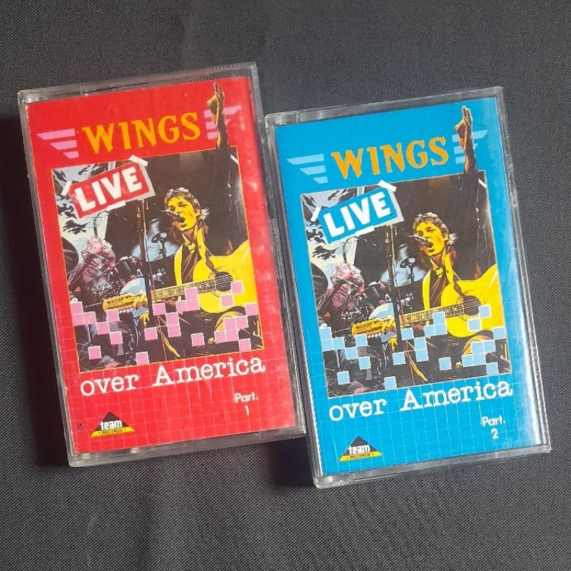 Kaset Paul McCartney - Wings : Over America (Team Record)