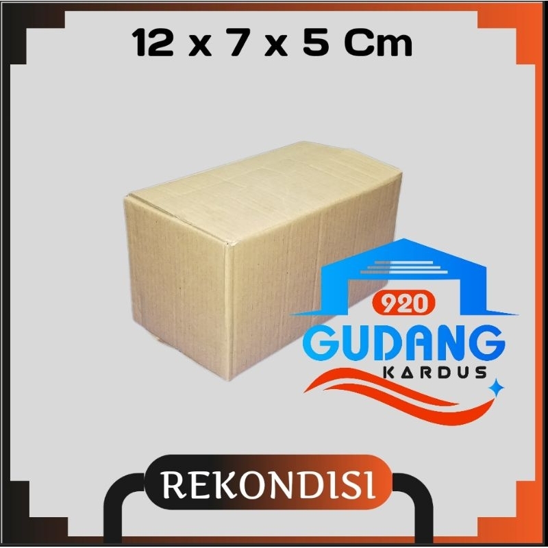 

KARDUS PACKING/KARTON/BOX UKURAN 12 x 7 x 5 Cm