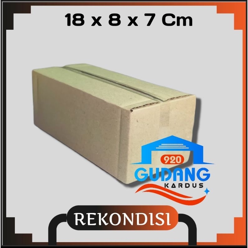 

KARDUS PACKING/KARTON/BOX UKURAN 18 x 8 x7 Cm