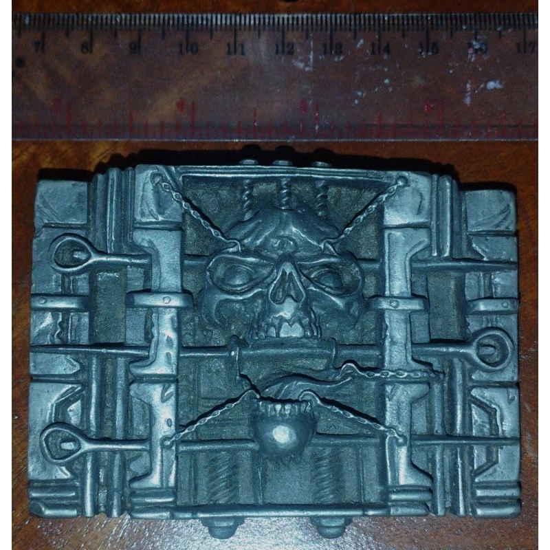 Kepala Gesper/Ikat Pinggang/Belt Buckle - FOURSPEED METALWERKS SKULL Series - LIVED WIRED