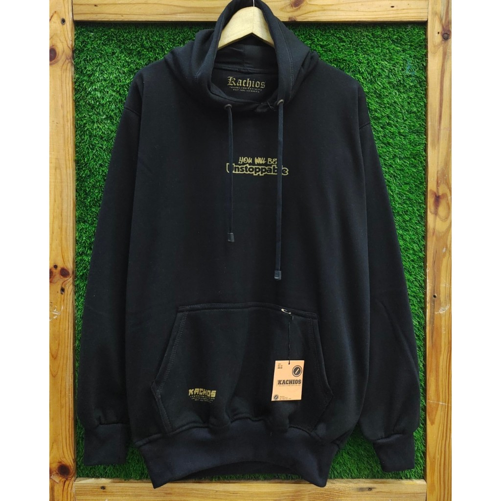 Hoodie pria original Distro KACHIOS COFFEE warna Merah marun Sweater premium unisex hoodie jumbo xxl