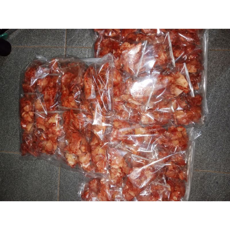 

KERIPIK SINGKONG ( per pack ) rasa balado pedas basah