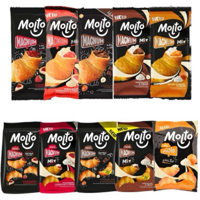

[ADA GROSIR] Molto Magnum roti croissant khas Mesir - roti molto mesir