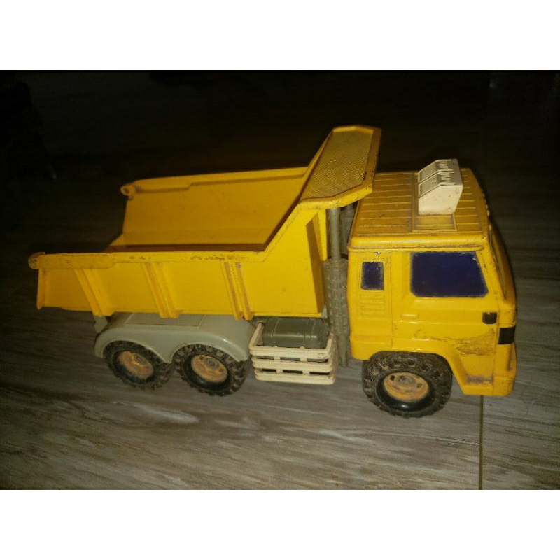 NO COD  DIECAST DIE CAST JUALAN MAINAN MOBILAN MOBIL DUMP TRUCK TRUK ORIGINAL ASLI DAESUNG KOREA POW