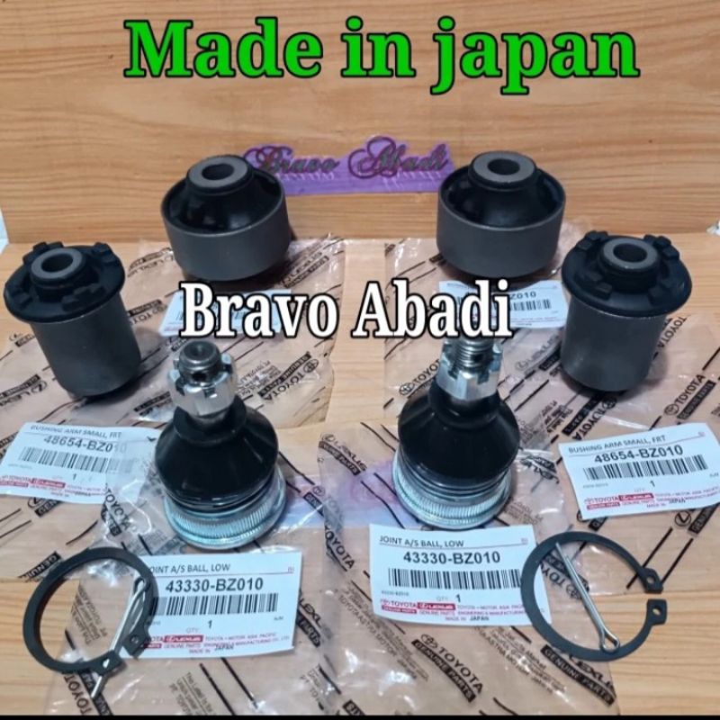Bushing Arm Besar + Kecil + Ball Joint Avanza Xenia 2003 2004 2005 2006 2007 2008 2009 2010 2011
