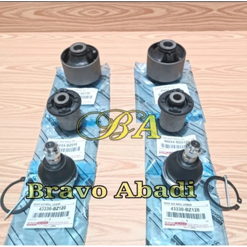 Bushing Arm Depan Besar + Kecil + Ball Joint Rush , Terios 2006 2007 2008 2009 2010 2011 2012 2013 2