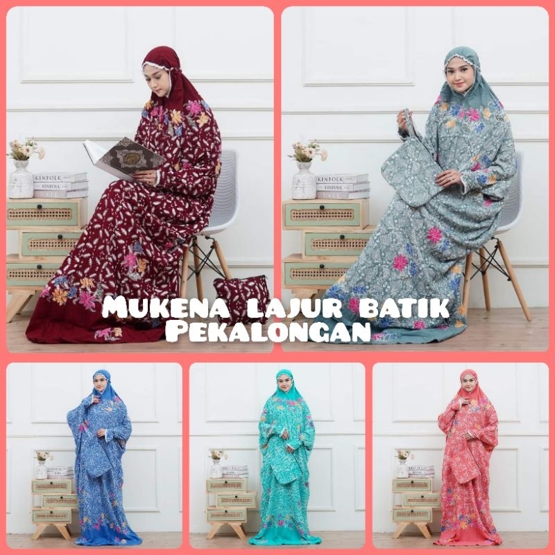 Mukena Lajuran/Terusan Batik Pekalongan - Mukena Standard Jumbo