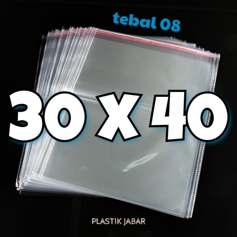 

PLASTIK OPP 30 x 40 (08) isi 100 Lembar