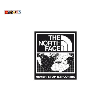 

sticker The North Face never stop exploring logo stiker outdoor TNF