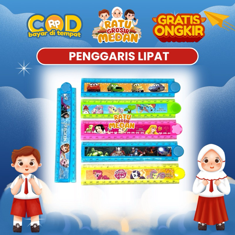 

Penggaris Lipat 30cm / pcs