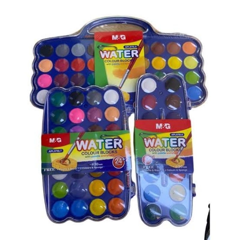 

M&G mini Cat air padat watercolor blocks/Cat poster m&g