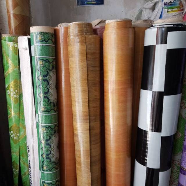 Jual Tikar Terpal Karpet Lantai Plastik Taplak Meja Makan Anti Air Perlengkapan Dekorasi Dinding Rum