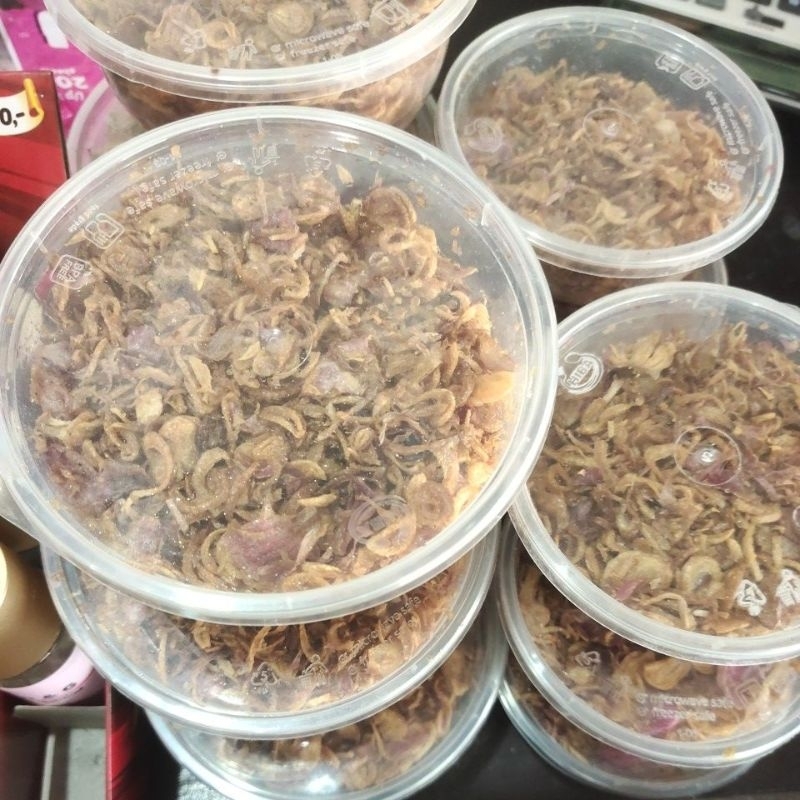 

bawang goreng asli tanpa tepung renyah harum bersih rumahan 100gr