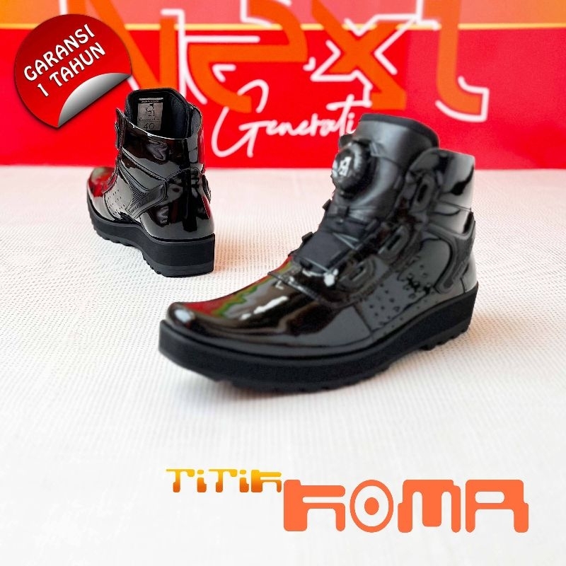 sepatu pdh pria merk p21 model PDH TITIK KOMA KILAP