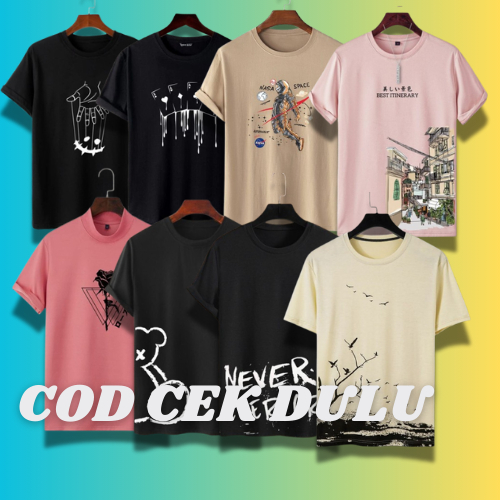 KAOS DISTRO 100 RIBU DAPAT 4 | KAOS DISTRO PRIA WANITA 100RB DAPAT 4 PCS BAJU KAOS PRIA