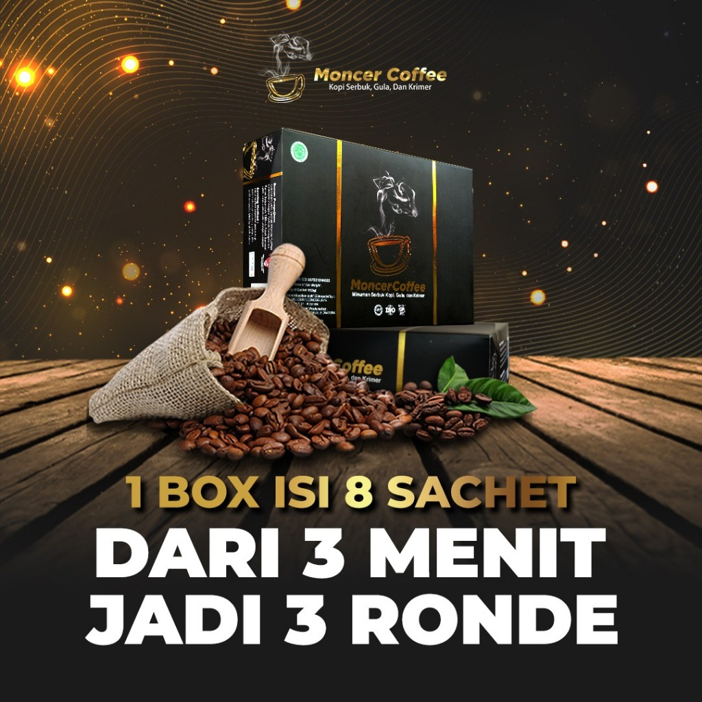 

MONCEER COFFEE ORIGINAL KOPI HERBAL SUDAH HALAL BPOM