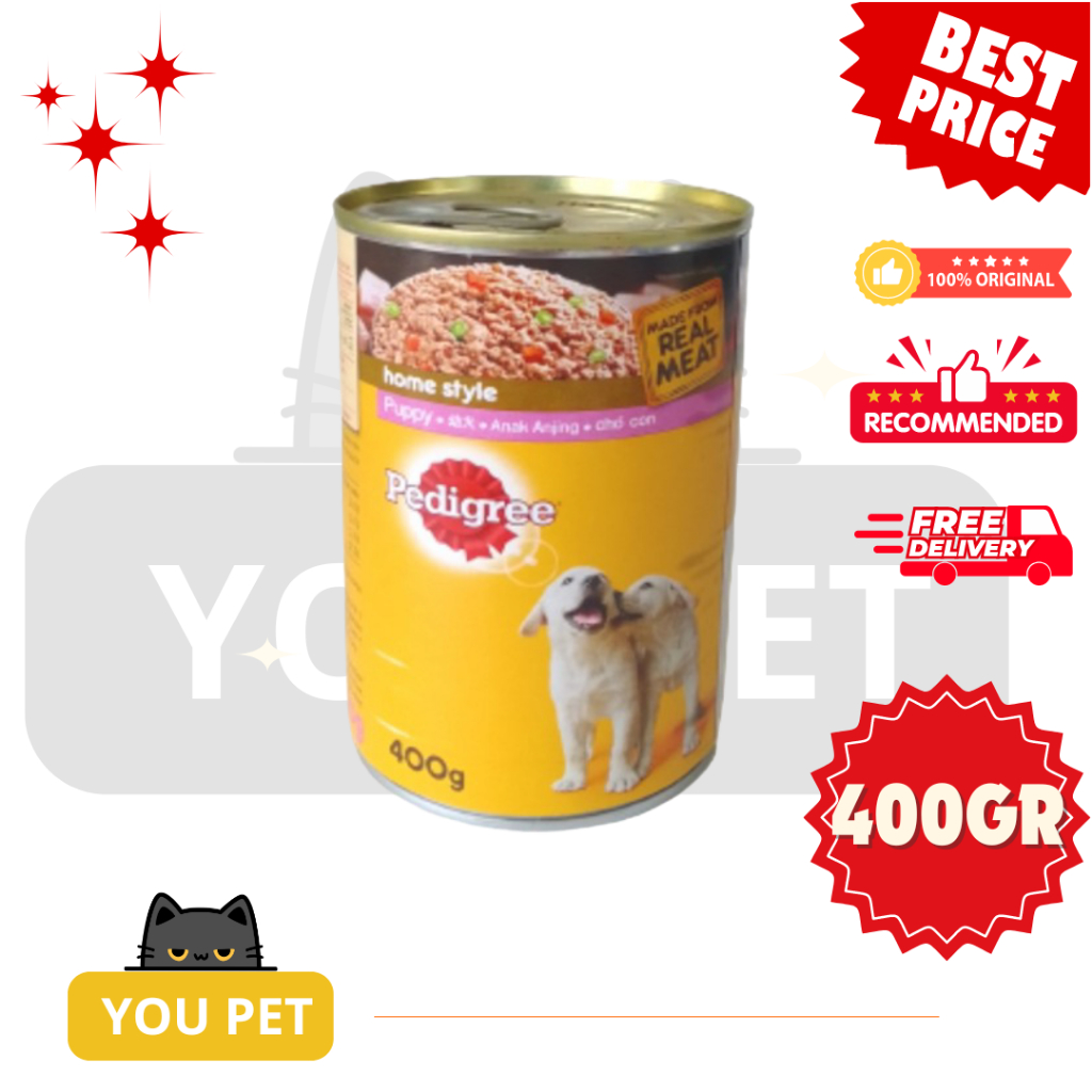 Pedigree Puppy Kaleng 400gr wet food pedigree PUPPY