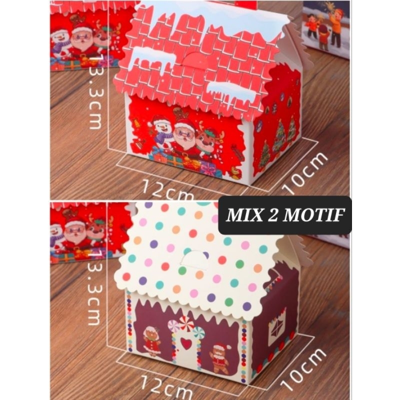 

12pcs/24pcs Box natal cookies box natal 1 jar 400ml box natal mini new
