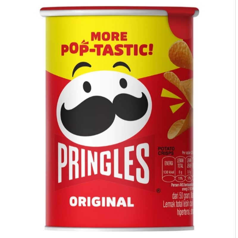 

Pringles Potato Crisps Original keripik kentang kaleng kecil 42 gram