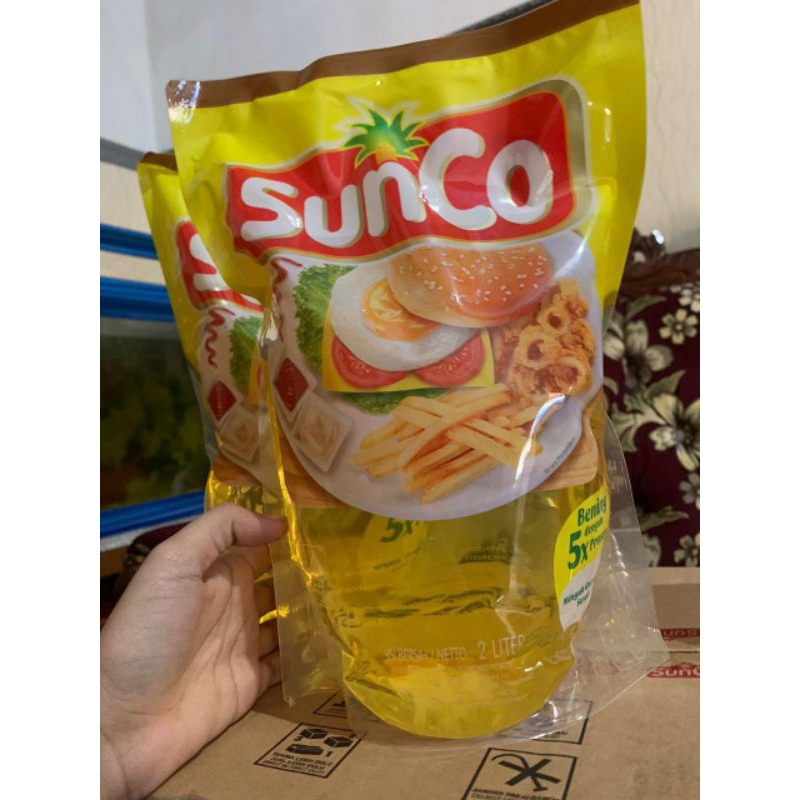 

Minyak sunco 2L ecer minyak goreng murah