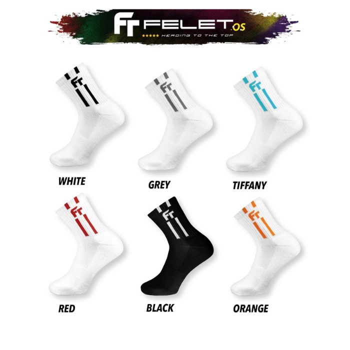 Felet SO 101( HIGH ) Badminton SOCK - Kaos Kaki Badminton Original Felet