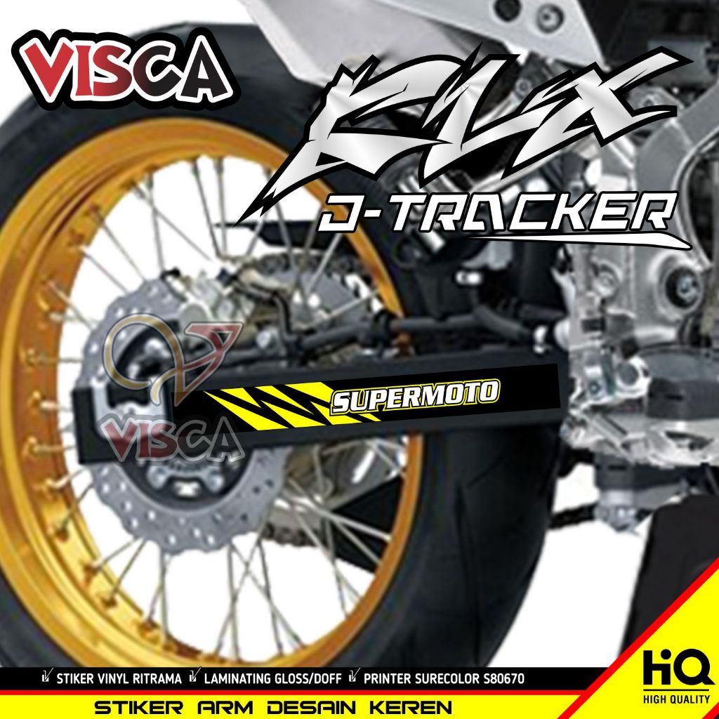 Promo Stiker ARM KLX DTRACKER / Stiker Arm Kawasaki KLX Dtracker 150 Sticker ARM Berkualitas Keren D